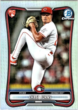 Chase Burns #3 Red Rookie Rookie Card 2026 Bowman