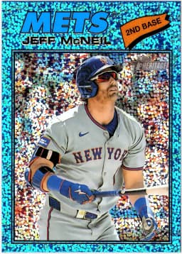 Jeff McNeil #54 Light Blue Sparkle 2026 Heritage