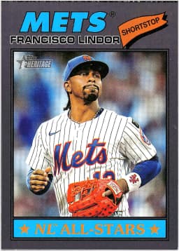 Francisco Lindor #146 Dark Gray Bordered 2026 Heritage