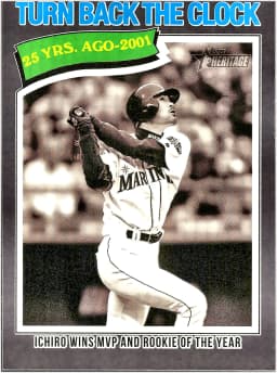 Ichiro Suzuki #337 Dark Gray Bordered 2026 Heritage
