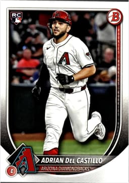 Adrian Del Castillo #4 Rookie Card 2025 Bowman