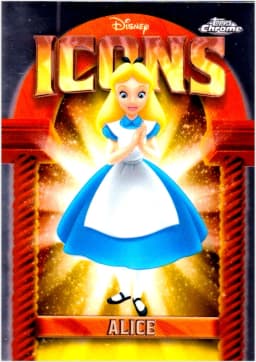 Alice #DI-17 2025 Topps Chrome Disney Disney Icons