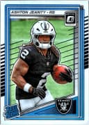 Ashton Jeanty #202 Rookie Card 2025 Donruss Optic