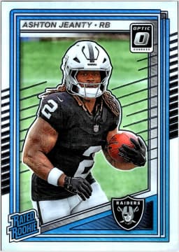 Ashton Jeanty #202 Rookie Card 2025 Donruss Optic