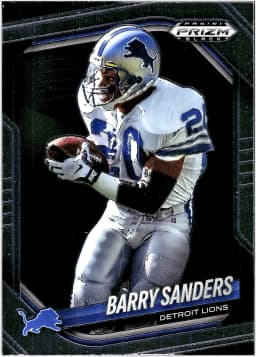 Barry Sanders #55 2025 Panini Prizm Black