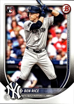 Ben Rice #85 Rookie Card 2025 Bowman