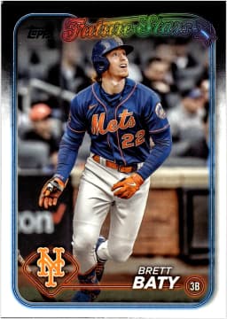 Brett Baty #17 2024 Topps Chrome Future Stars