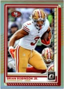 Brian Robinson Jr. #25 2025 Donruss Optic Holo