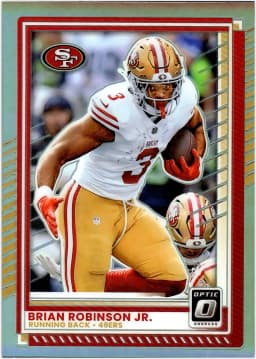 Brian Robinson Jr. #25 2025 Donruss Optic Holo