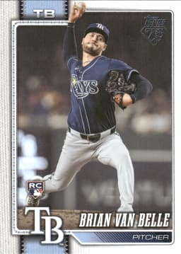 Brian Van Belle #381 Rookie Card 2026 Topps Series 2 Baseball