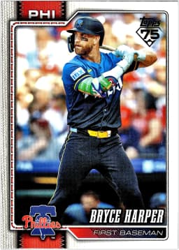 Bryce Harper #250 2026 Topps Series 1