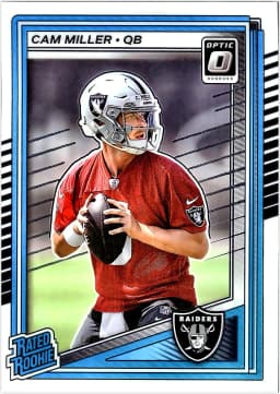 Cam Miller #261 Rookie Card 2025 Donruss Optic