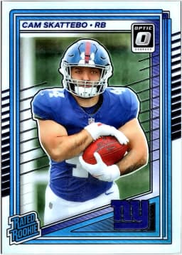 Cam Skattebo #228 Rookie Card 2025 Donruss Optic