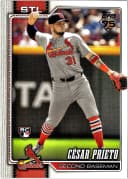 Cesar Prieto #95 Rookie Card 2026 Topps Series 1