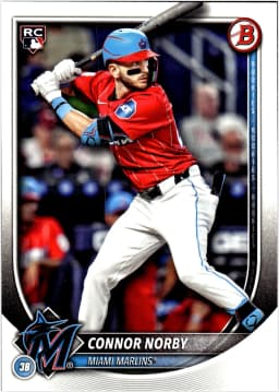 Connor Norby #46 Rookie Card 2025 Bowman