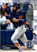 Dawel Lugo #82 Rookie Card 2019 Bowman Sky Blue