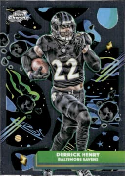 Derrick Henry #8 2025 Topps Cosmic Chrome Football