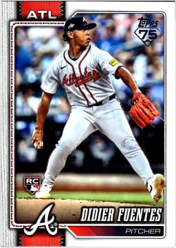 Didier Fuentes #243 Rookie Card 2026 Topps Series 1