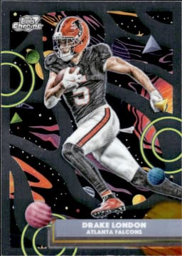 Drake London #5 2025 Topps Cosmic Chrome Football