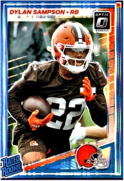 Dylan Sampson #238 Rookie Card 2025 Donruss Optic Purple Shock