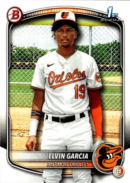 Elvin Garcia #BP-124 2025 Bowman Prospects
