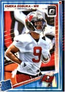 Emeka Egbuka #265 Rookie Card 2025 Donruss Optic Purple Shock