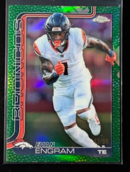 Evan Engram #92 2025 Topps Chrome Football