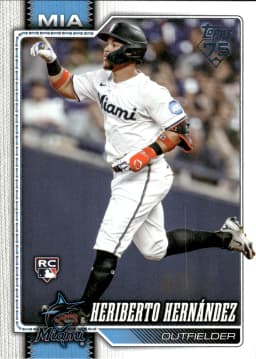 Heriberto Hernández #578 Rookie Card 2026 Topps Series 2