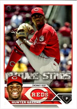 Hunter Greene #155 2023 Topps Blue Star