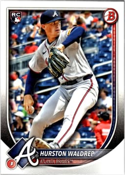Hurston Waldrep #61 Rookie Card 2025 Bowman