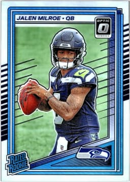 Jalen Milroe #253 Rookie Card 2025 Donruss Optic