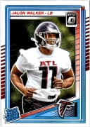 Jalon Walker #290 Rookie Card 2025 Donruss Optic