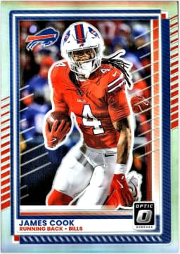James Cook #138 2025 Donruss Optic Holo