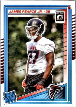 James Pearce Jr. #240 Rookie Card 2025 Donruss Optic