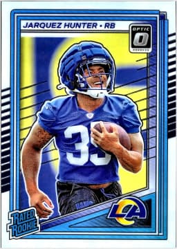 Jarquez Hunter #292 Rookie Card 2025 Donruss Optic