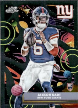 Jaxson Dart #174 Rookie Card 2025 Topps Cosmic Chrome Football