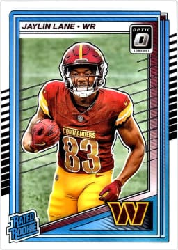 Jaylin Lane #249 Rookie Card 2025 Donruss Optic