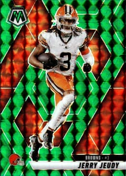 Jerry Jeudy #83 2025 Panini Mosaic Mosaic Green