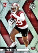 Jordan James #370 Rookie Card 2025 Panini Mosaic Silver