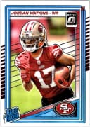 Jordan Watkins #289 Rookie Card 2025 Donruss Optic