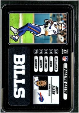 Josh Allen #7 2025 Donruss Optic Passing Grade