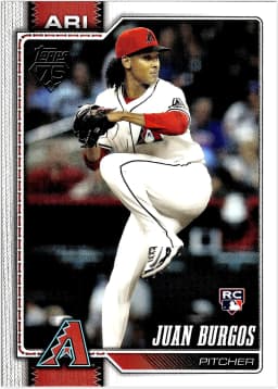 Juan Burgos #102 Rookie Card 2026 Topps Series 1
