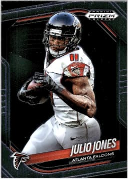 Julio Jones #4 2025 Panini Prizm Black