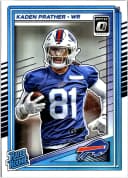 Kaden Prather #291 Rookie Card 2025 Donruss Optic