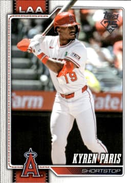 Kyren Paris #378 2026 Topps Series 2