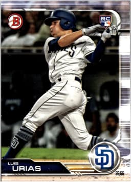 Luis Urias #25 Rookie Card 2019 Bowman