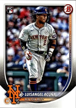 Luisangel Acuña #83 Rookie Card 2025 Bowman