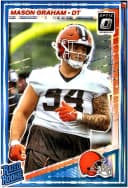 Mason Graham #206 Rookie Card 2025 Donruss Optic Purple Shock