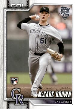 McCade Brown #595 Rookie Card 2026 Topps Series 2