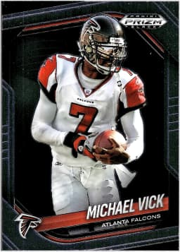 Michael Vick #5 2025 Panini Prizm Black